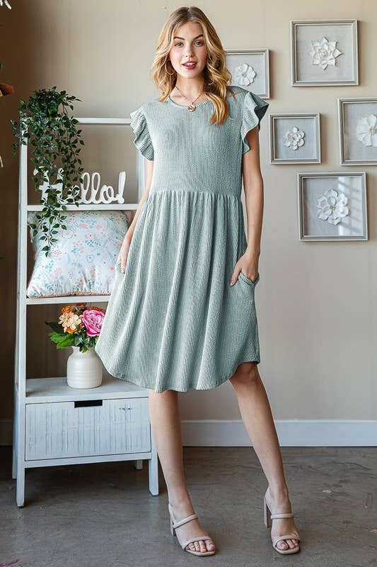 URBAN BABYDOLL MINI DRESS