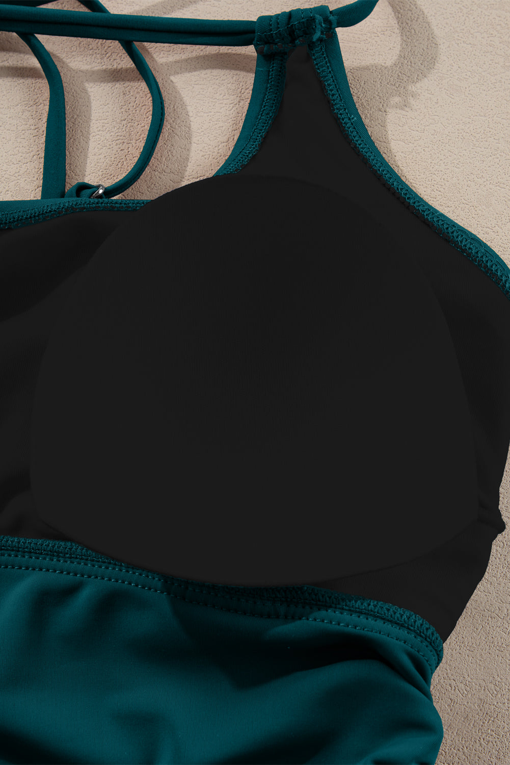 Mineral Red Drawstring Tummy Control 2pcs Tankini Set