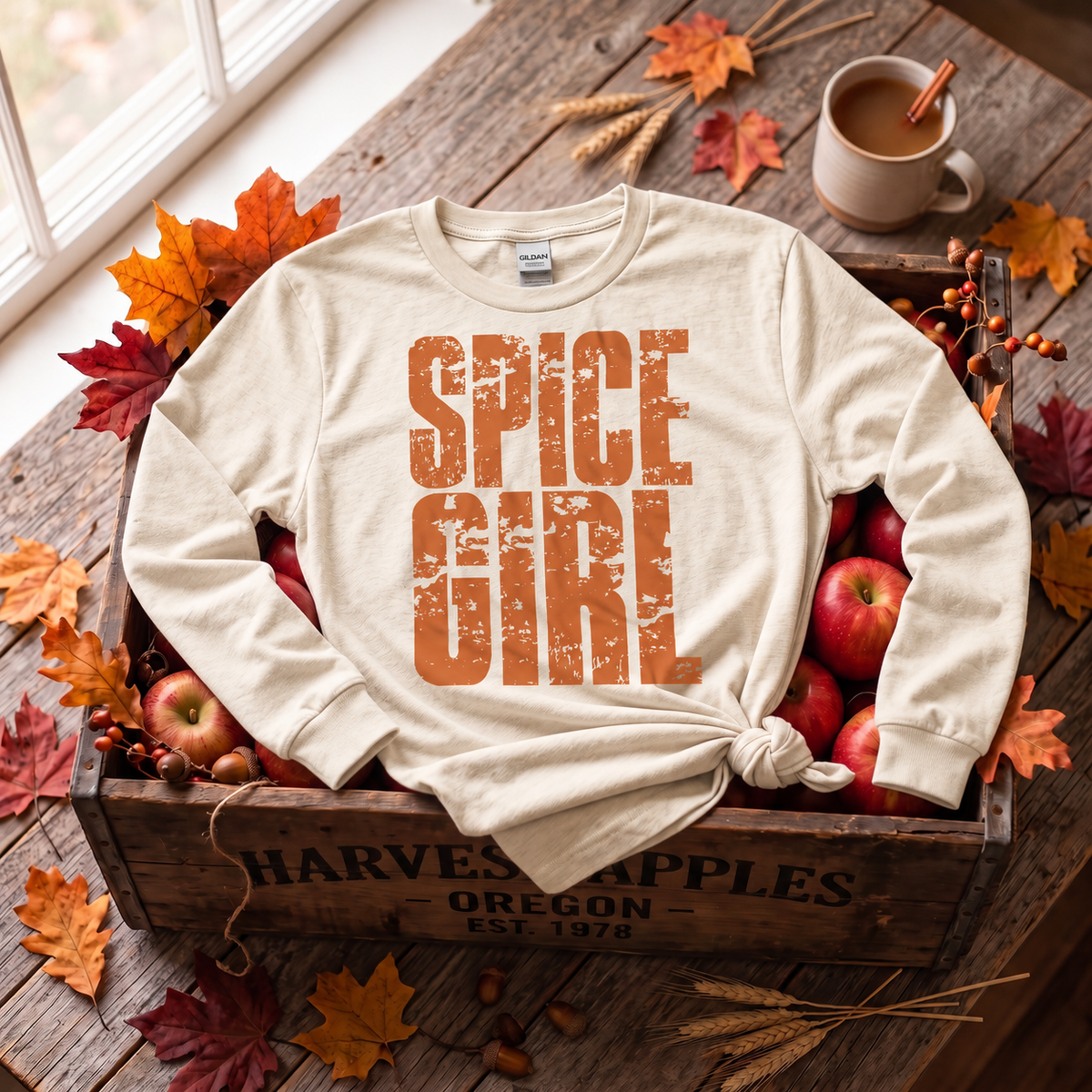 Spice Girl Fall Long-Sleeve Graphic T-Shirt