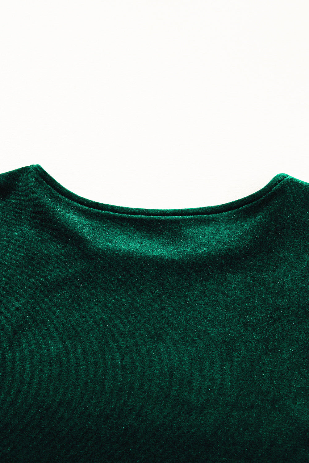 Evergreen Sequin Puff Sleeve High Waist Tiered Velvet Mini Dress