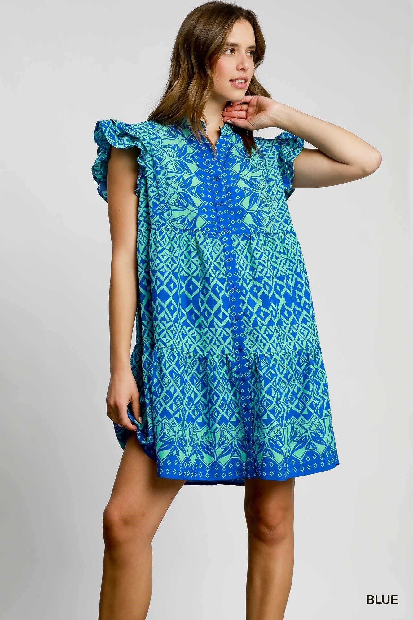 Vanilla Monkey: UmGee Mixed Print Dress
