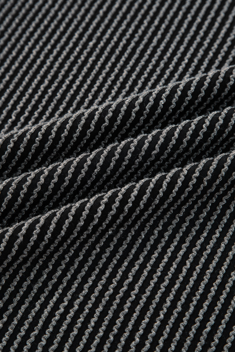 Carbon Grey Twisted Rib Leopard Patchwork Detail 2pcs Pants Set