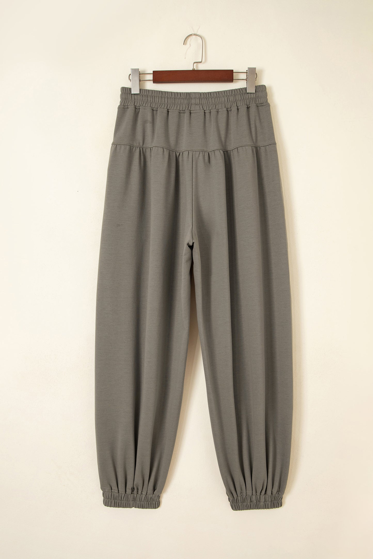 Seagrass Elastic Waist Drawstring Wide Leg Full Length Pants