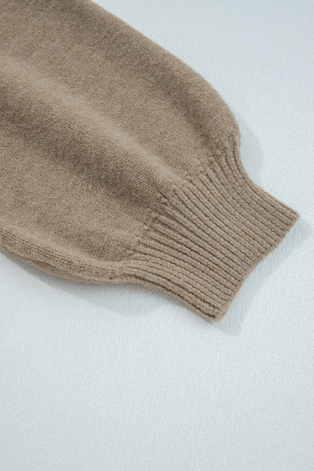 Dark Khaki Pocket Pullover Sweater