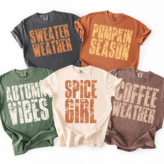 Custom Print: T-Shirt- Fall