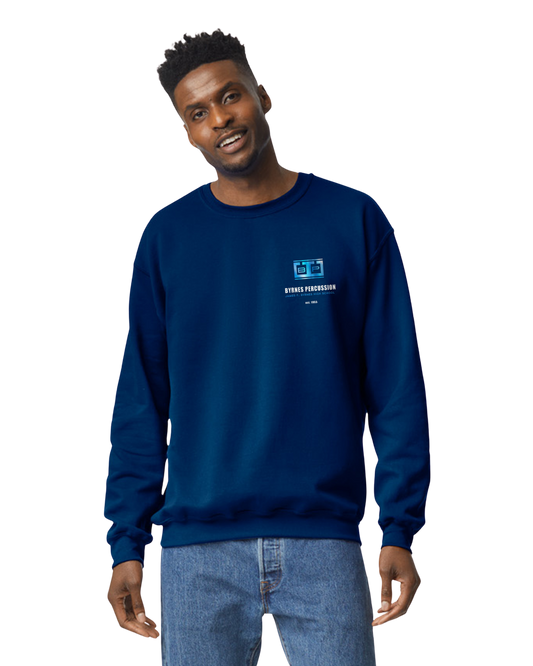 Byrnes High School Rebels Drum Line Crewneck Sweatshirt | Official Indoor Percussion Merch